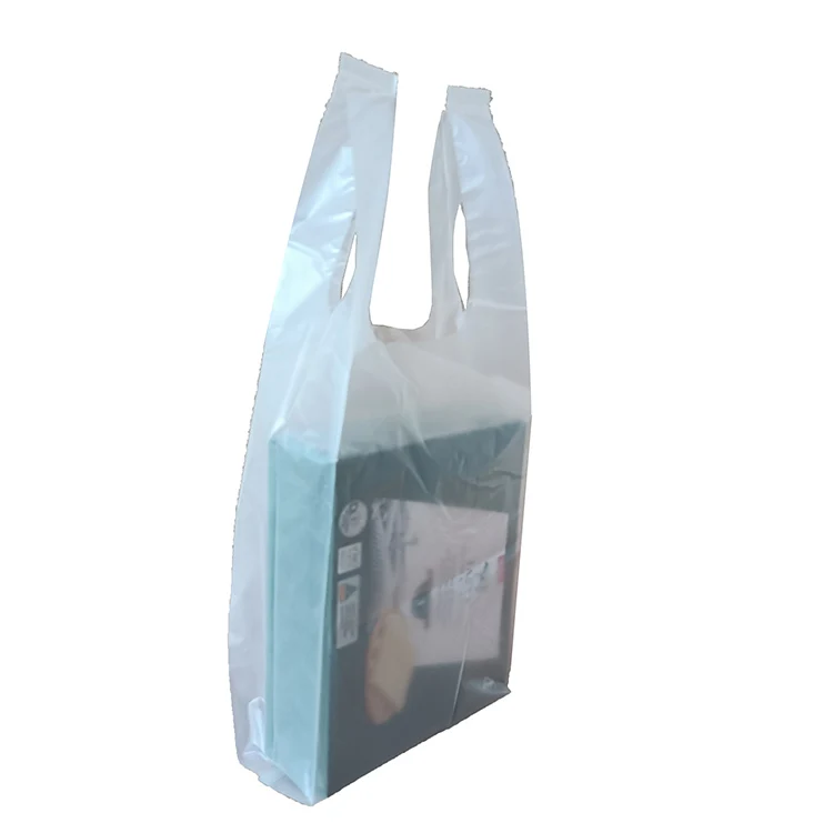 Cornstarch Biodegradable Bioplastic Cheap T-Shirt Plastic Bag Hdpe Plastic Shopping Bags