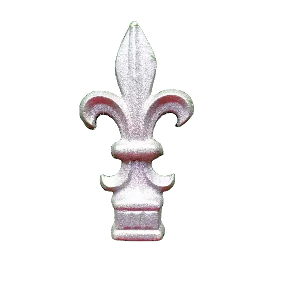 Cast iron decorate Spear Forged steel Spearhead Wrought Iron Spears for Wrought Iron Fence