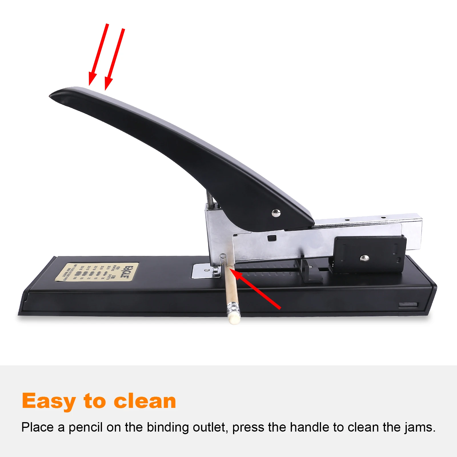 Eagle 938 Heavy Duty Stapler High-Quality Office Pinning Machine for Efficient Thick Paper Binding