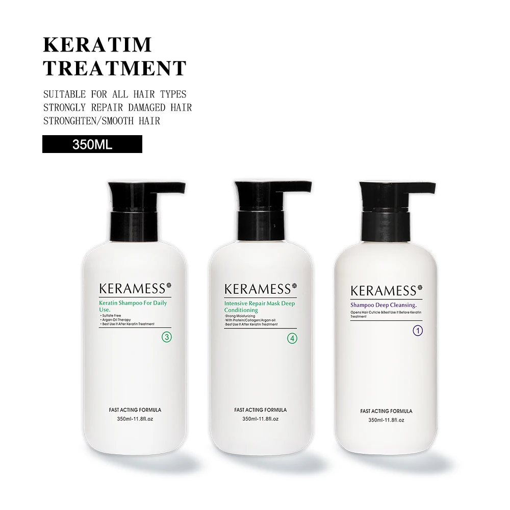 KeraMess New Professional Customized Brazilian Hydrolyzed Bio After Keratin Moisturizing Hair Shampoo