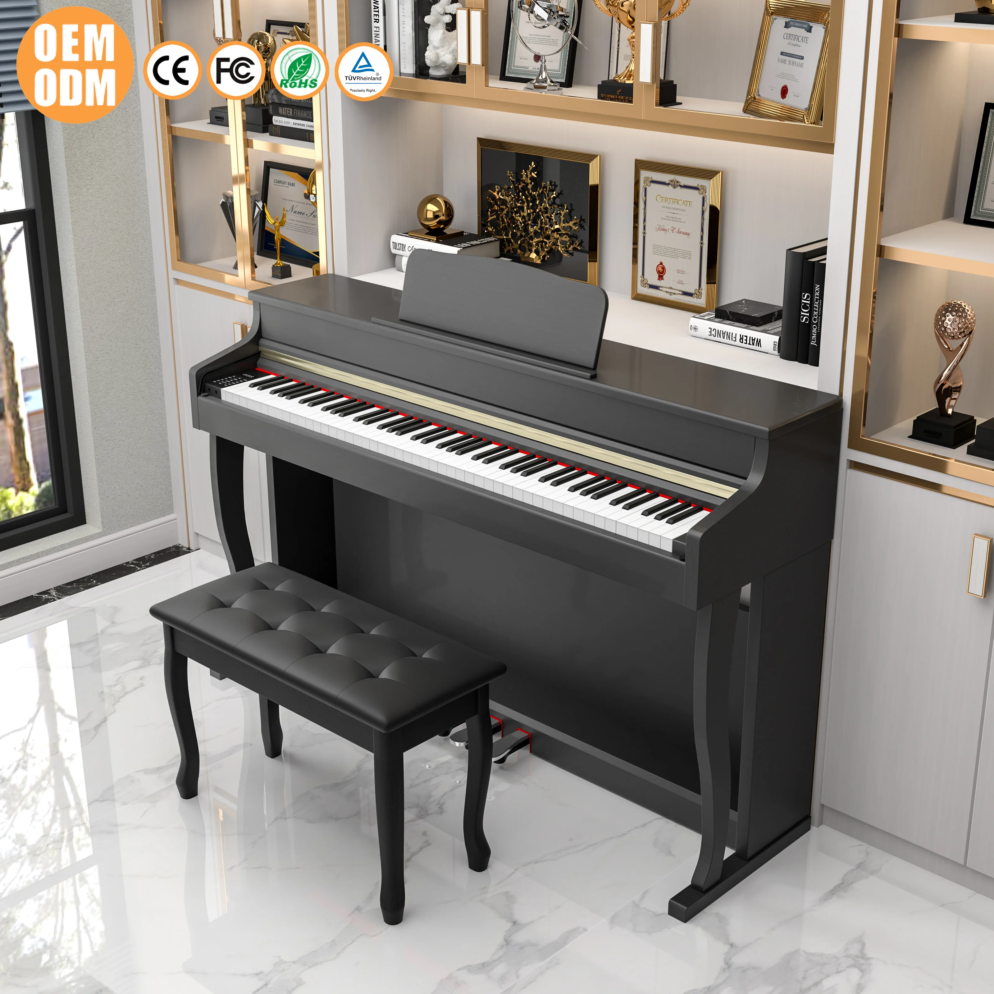LeGemCharr 88 key weighted keyboard digital piano digital piano china digital piano 88 weighted keys