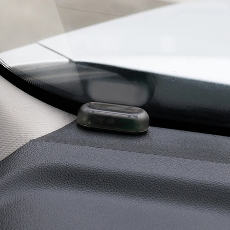 1 PC Car Security Light Solar Power Alarm Wireless Warning Anti-Theft USB Charger LED Universal High Quality Auto Parts