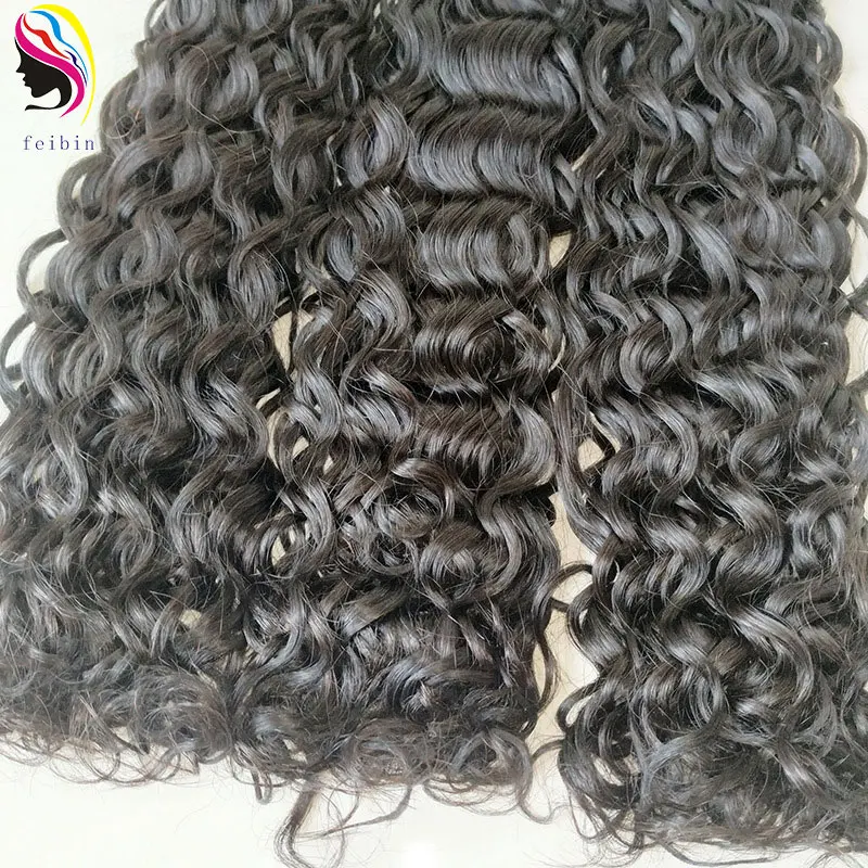 12a Water Wave Double drawn Fumi raw brazilian vietnamese indian virgin vendor 100% human hair bundle