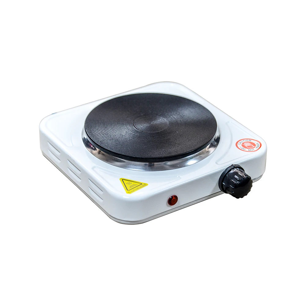 Electric Cooking Stove Single Burner Solid Hot Plate  Simple Kitchen Metal Power Surface Food Family  Color Feature