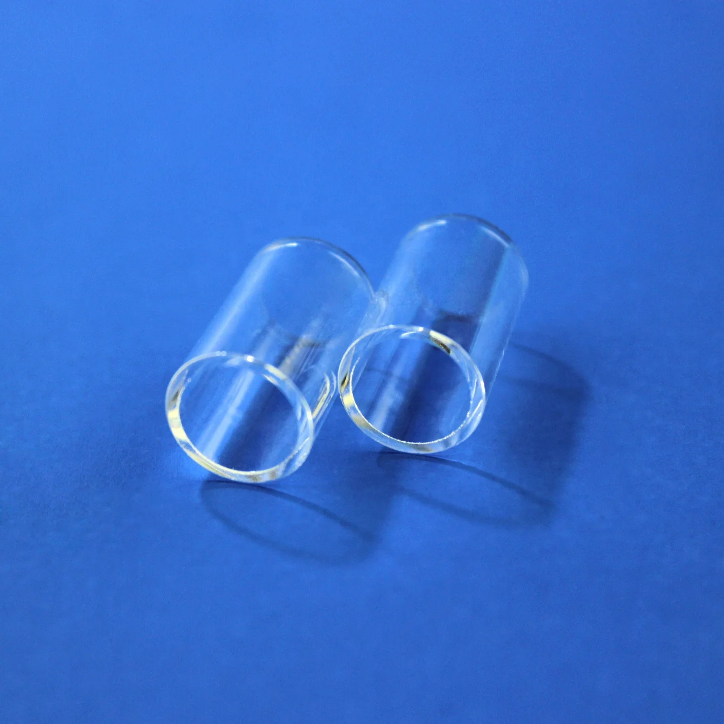 HM High temperature heat resistant large diameter UV lighting optical fused clear quartz glass cylinder capillary test pipe