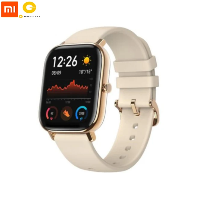 Global Version Amazfit GTS Smart Watch GPS Running Sports Heart Rate 5ATM Waterproof Bracelet AMOLED Amazfit Smart Watch