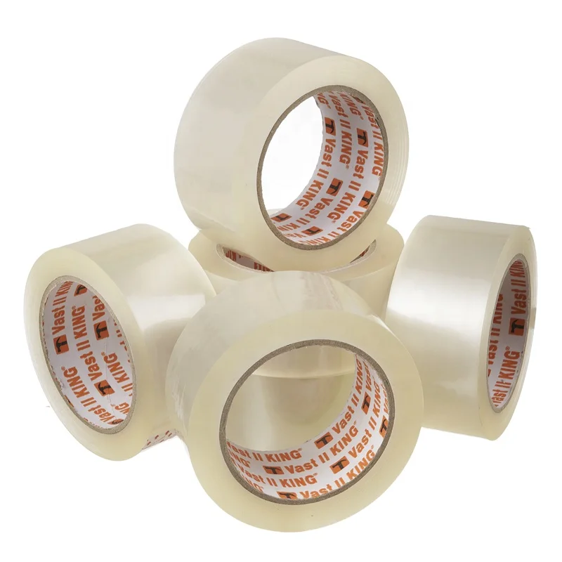 5% discount high quality clear transparent bopp packing adhesive packaging tape