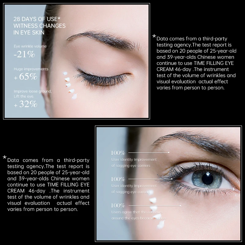 Korean organic private label stem cell lift eye creams anti aging wrinkle snail removal best under dark circle eye cream