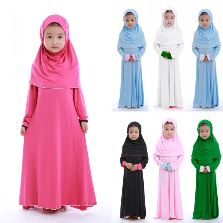 Новое поступление, детское кимоно Abaya Eid Рамадан, мягкая майка, мусульманское детское платье, новая модель Abaya