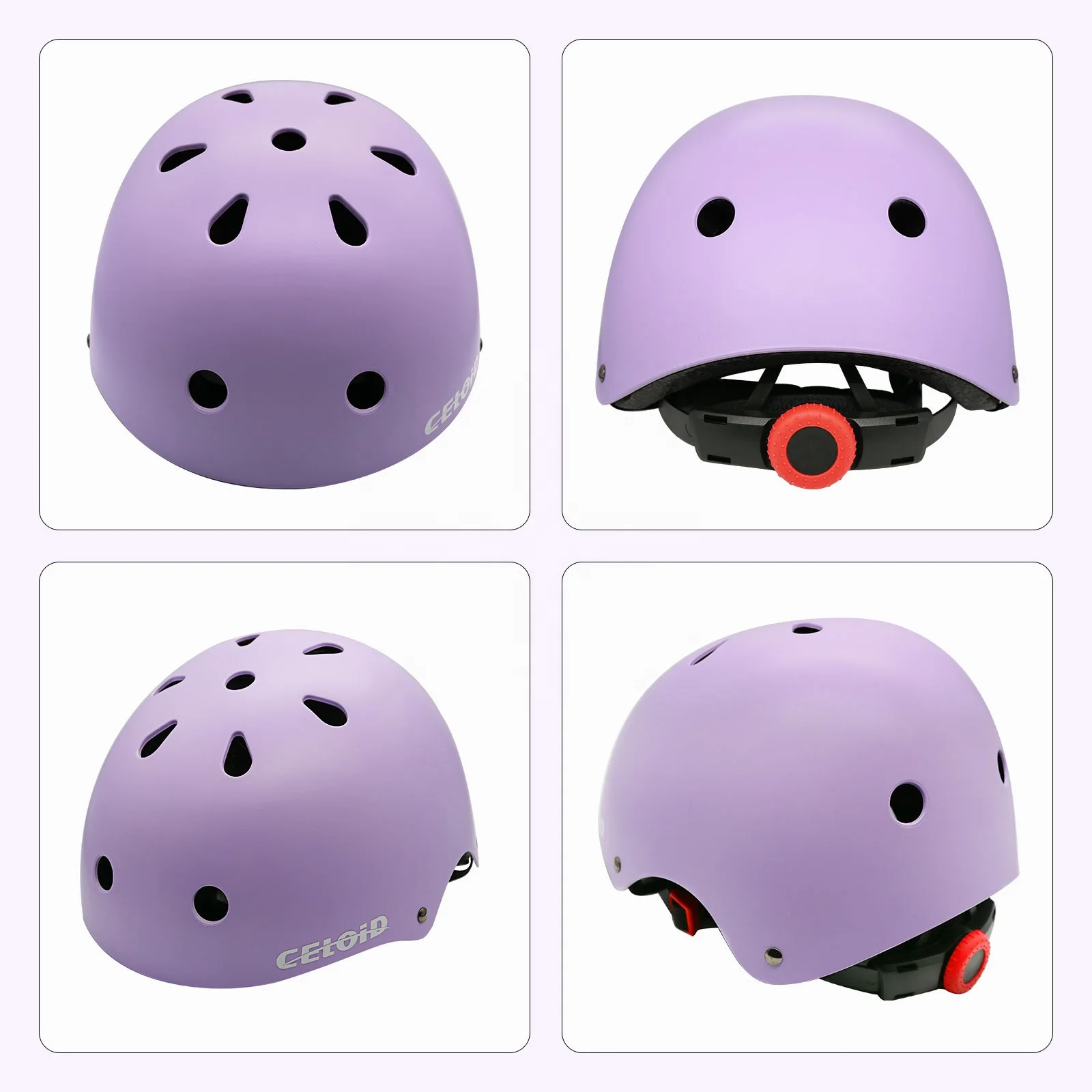 CELOID Customized OEM CE CPSC Skateboard Helmets ABS Materials Safety Child Scooter Bike Helmet ebike manufacturer