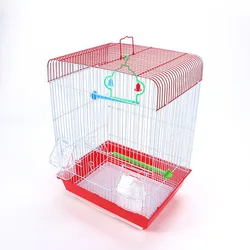 small aviary travel canary parrot bird iron metal cage for sale in china