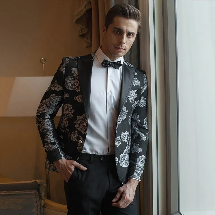 2019 модные мужские костюмы с цветами, вечерние костюмы