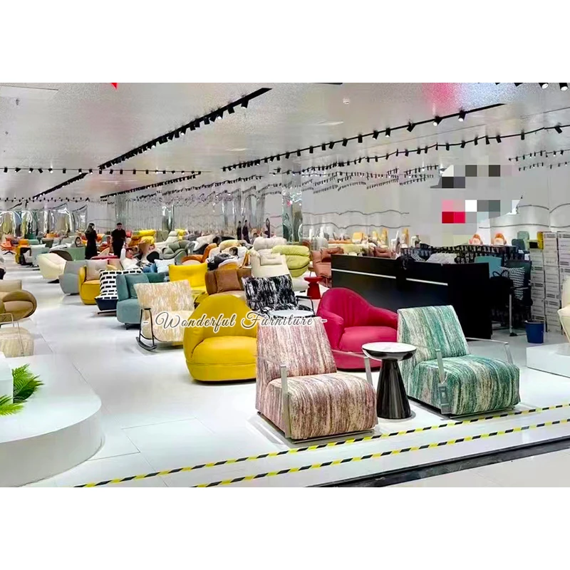 New Design High Quality Indoor Sofa Linen Material Comfortable Living Room Sofa