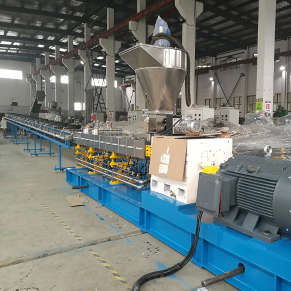 Parallel co-rotating twin screw extruder PLA extruder with CE certification