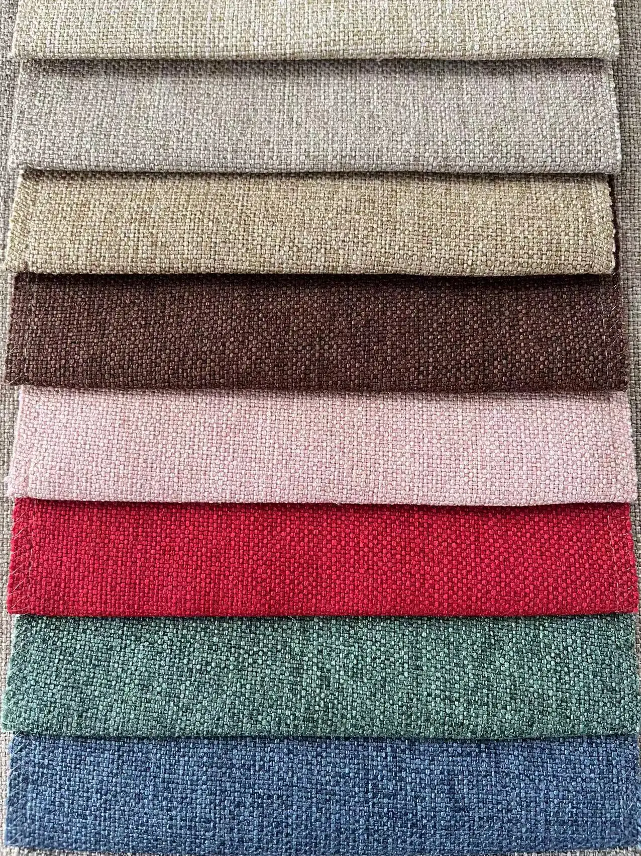 Langsum#VERA#Great quality of woven linen sofa fabric home textile fabric woven sofa fabric for cushion pillow mattress