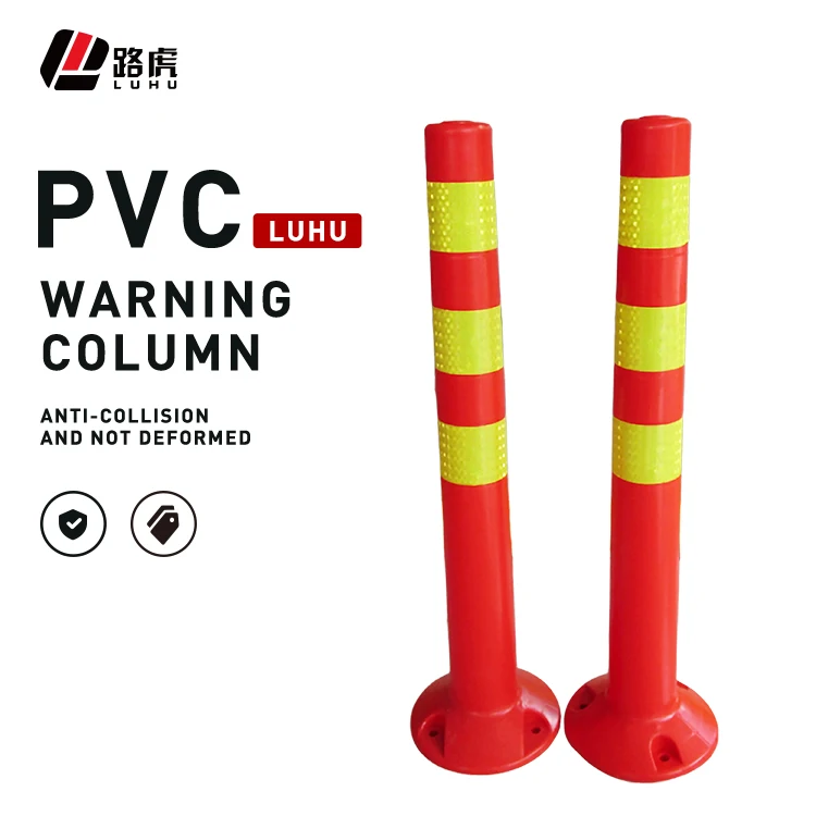 70mm Reflective Flexible Road Traffic Marker Post Plastic Eva Delineator Warning Post