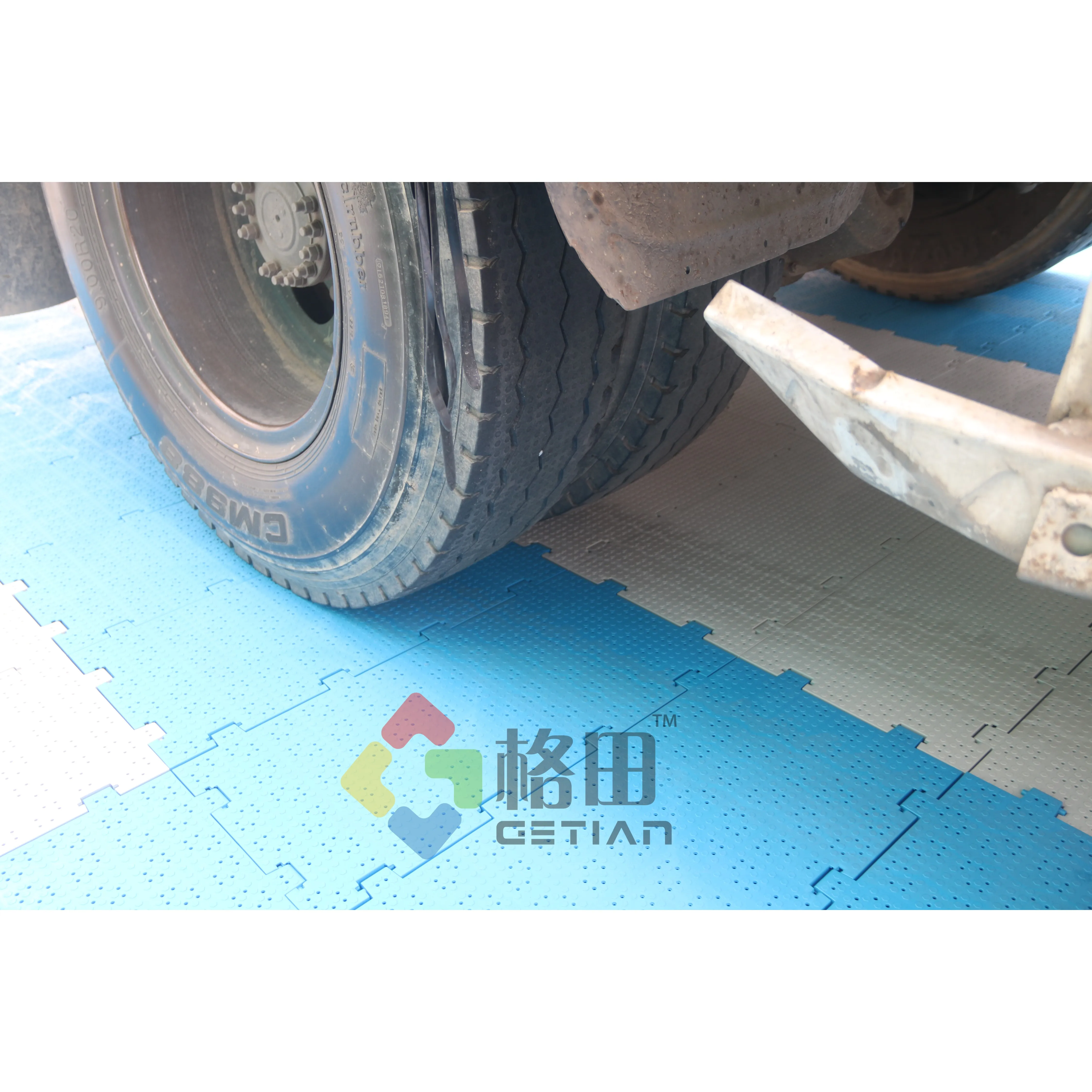 Very strong event flooring temporary outdoor event for truck driving