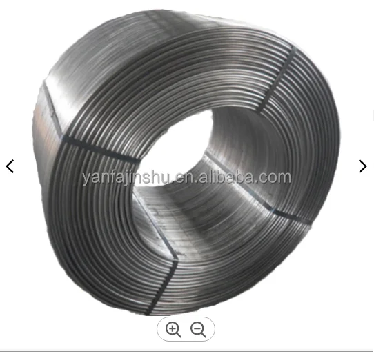 Cheap Price CaAl Cored Wire/CaSi Cored Wire  for steelmaking Cored Wire