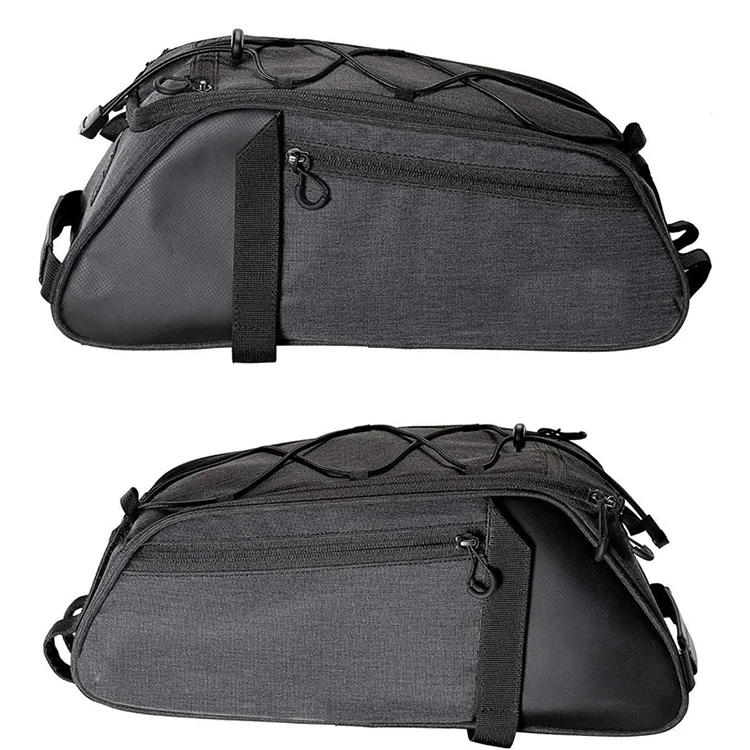 Cycling bike trunk mountain bicycle frame bag mobile phone waterproof oxford cycling storage rack rear seat carrier bag