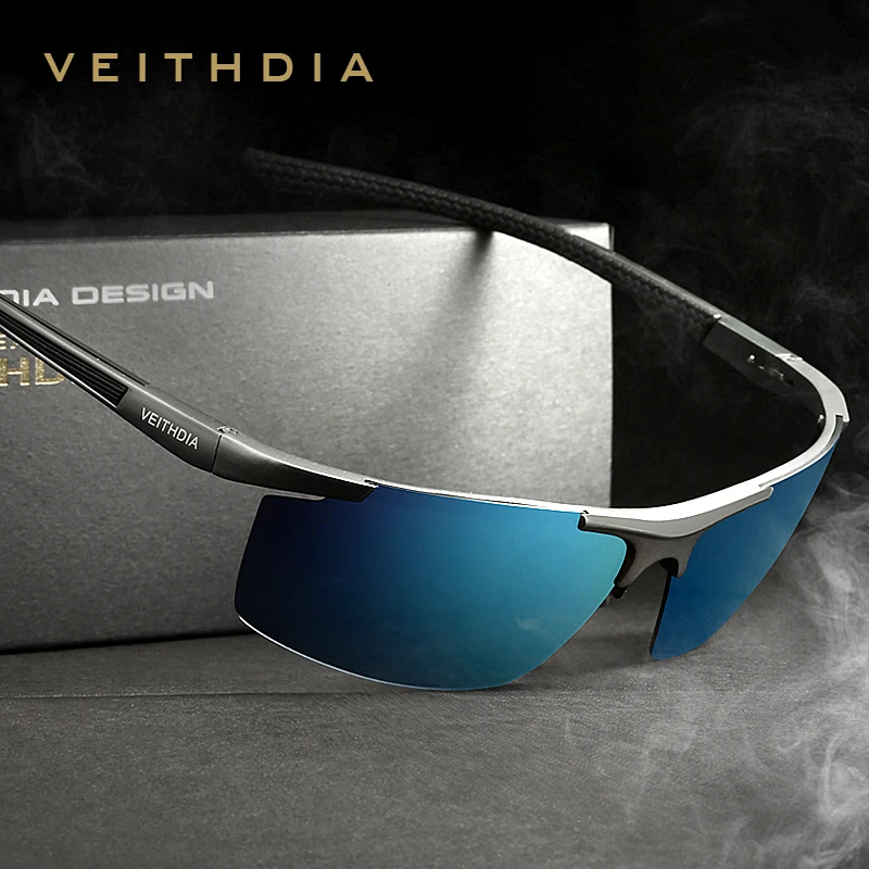 VEITHDIA 6588 новые модные ретро дизайнерские спортивные алюминиевые магниевые велосипедные поляризованные солнцезащитные очки 2023 мужские UV400