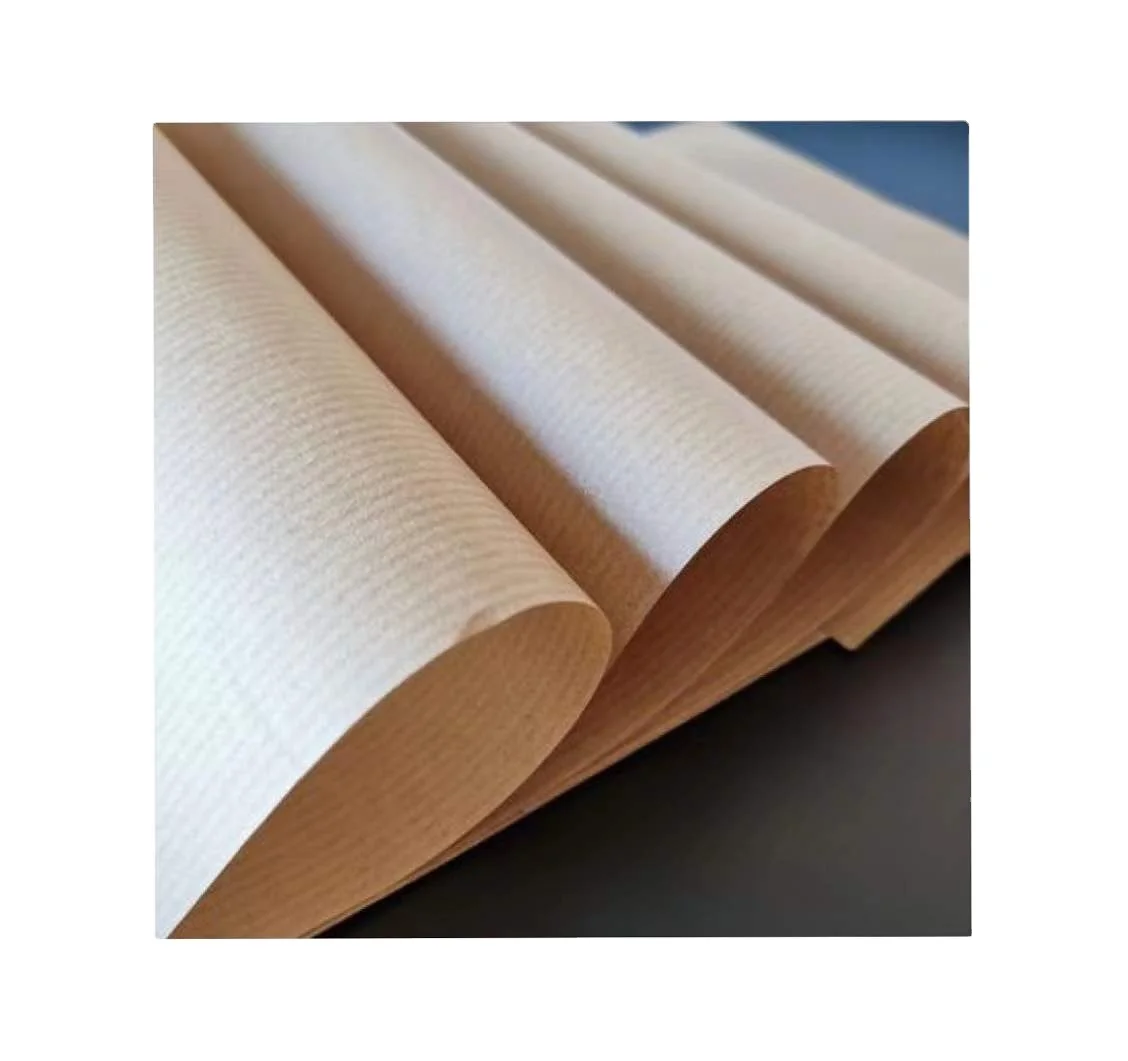 Factory price big rolls Unbleached ribbed brown Kraft Paper wholesale Kraft Paper for packing