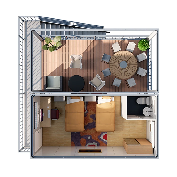 luxury flat pack container prefab house ready made economical portable prefabricated living home unit for sale in malaysia