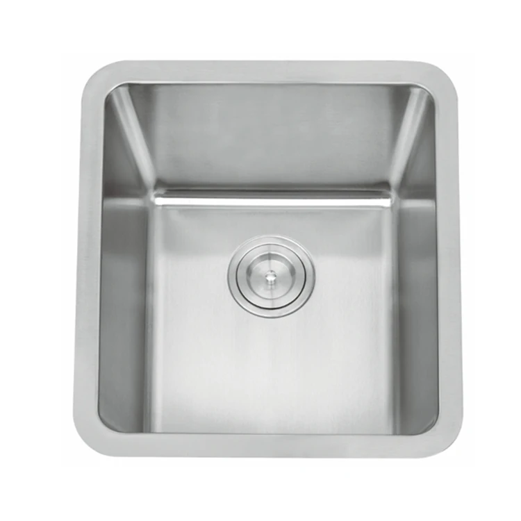 High Quality R25 Bar Prep Sink SUS 304 Undermount Stainless Steel Single Kitchen Basin Sink