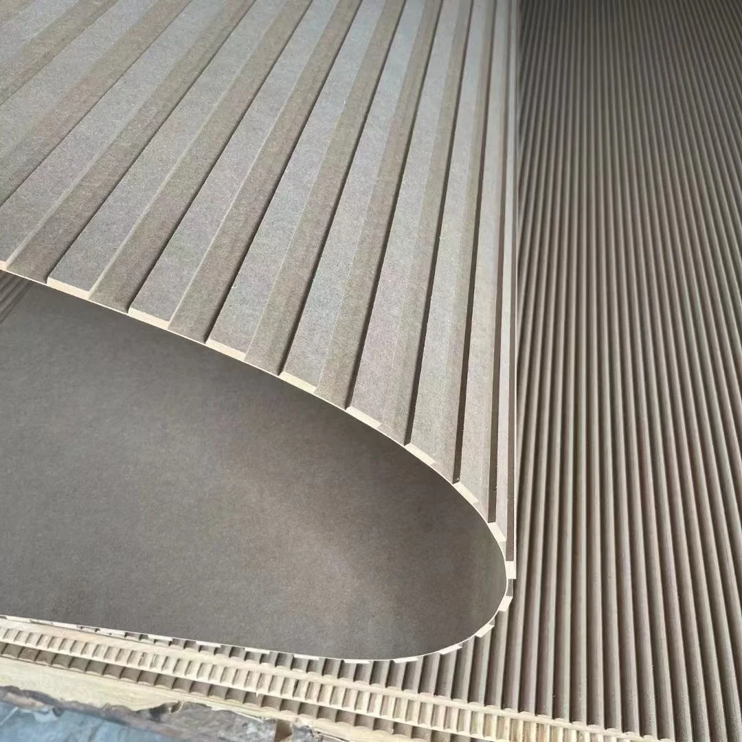 Cabinet decoration Flexible Mdf curve panels bending MDF board decoration wall board mdf