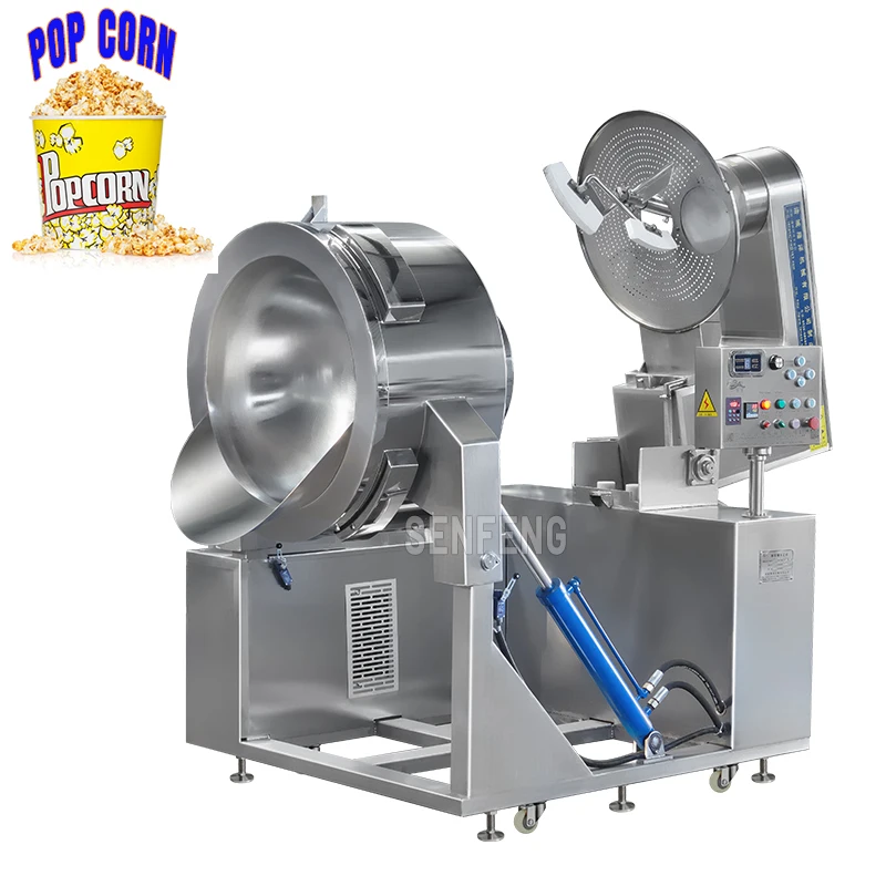 
CE approved caramel popcorn machine production line snack machines puff corn popcorn maker 
