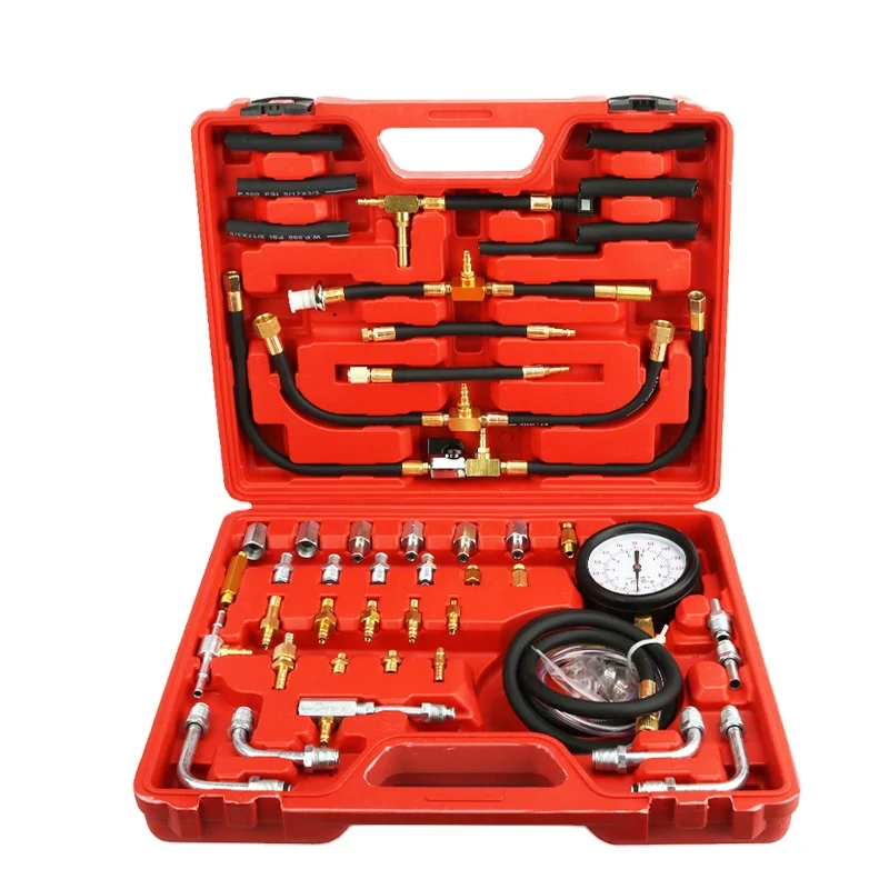Fuel Pressure Gauge  Professional Fuel Pressure Test Kit for All Fuel Injection Systems and Most Cars Trucks Vans and ATVs
