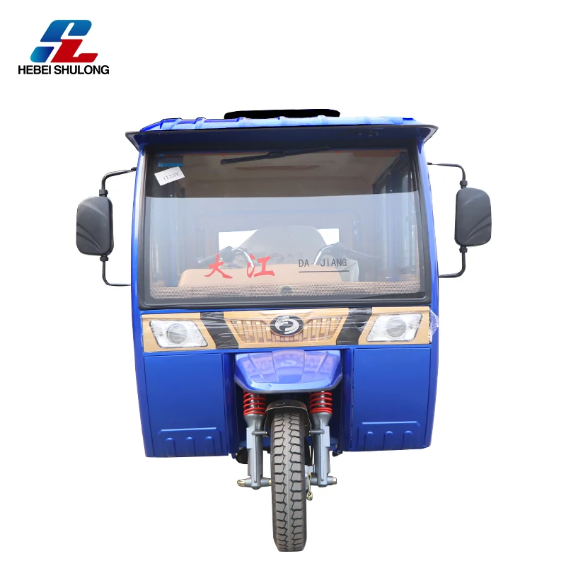 6 person passenger high quality gasoline motorized tricycles for taxi