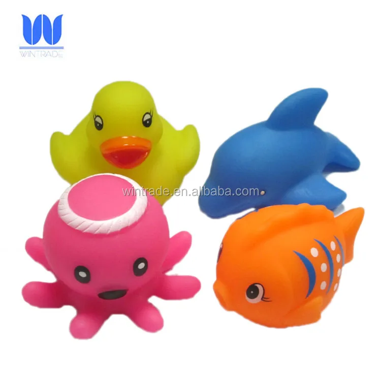 BSCI Certificated Custom Made Vinyl Light Up Bath Toy for Kids
