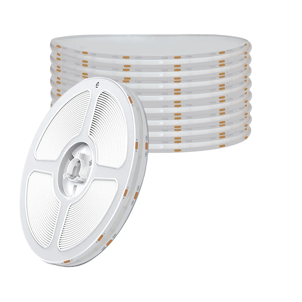 DC24V RGB COB LED Strip Light Magic Digital with Soft 672/m LED COB No Light Point for TV IP68 Rated WiFi Switch Mode