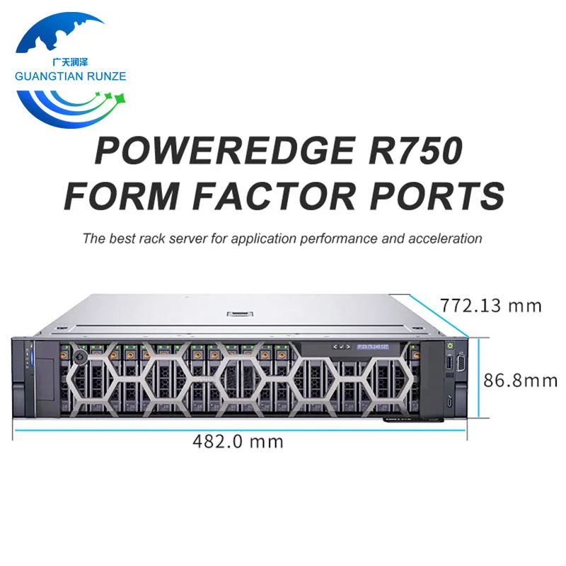 Китай заводская цена Оригинальный сервер Poweredge R750