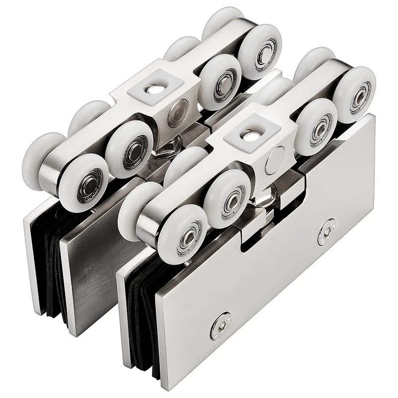 Sliding door crane wheel, clamp glass door, sliding door accessories, sliding door wheel pulley, glass slide wheel