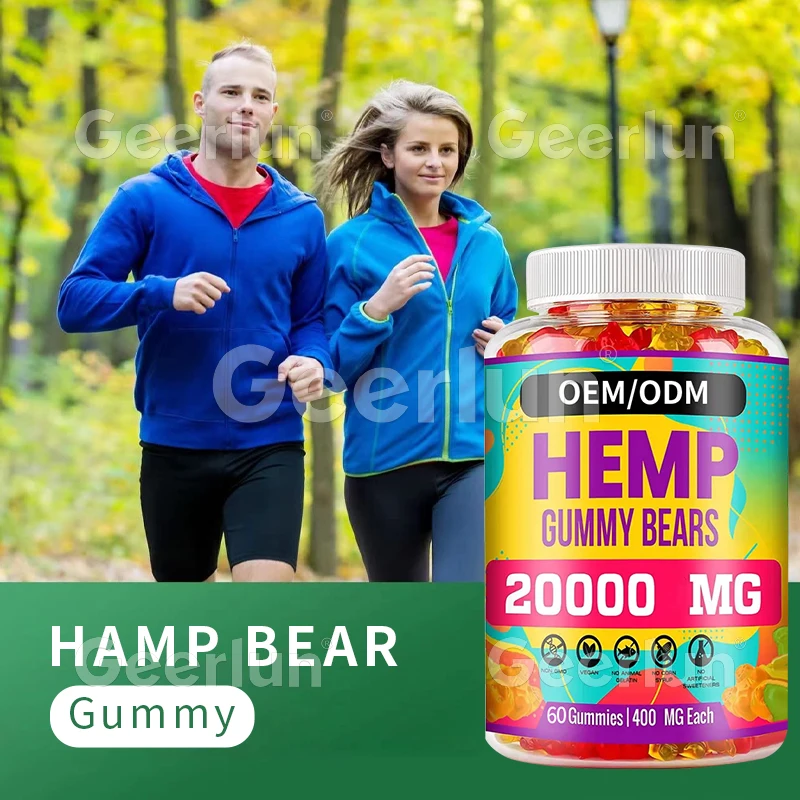 Private label OEM Hemp oil Nootropic Supplement Improve Memory and Brain Health HEMP Bear Gummies