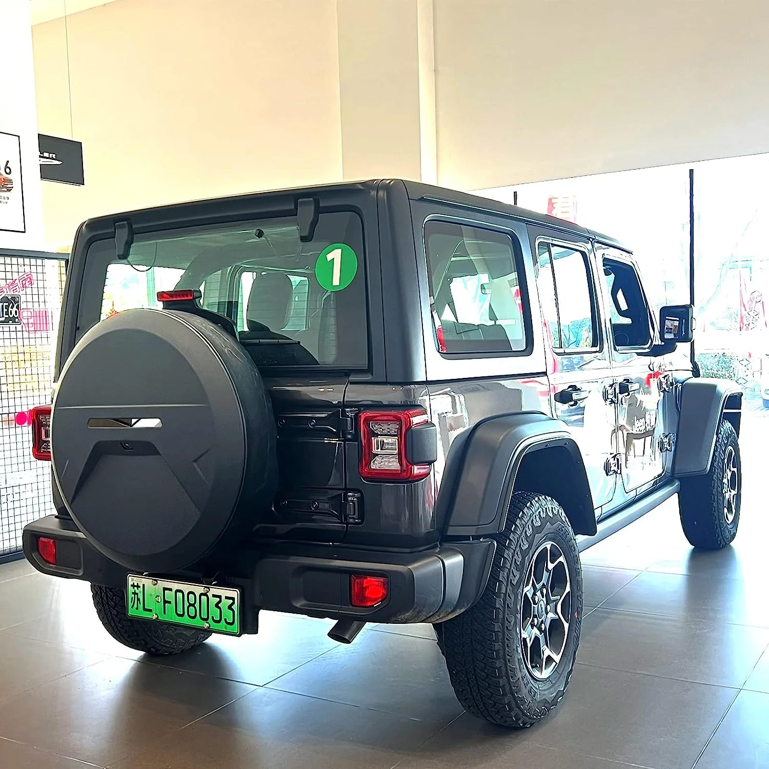 Крышка запасного колеса для Jeep Wrangler JL