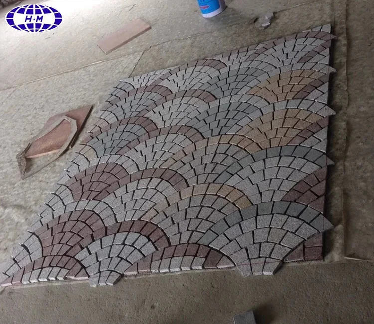 Nature Chinese granite irregular shaped paver design