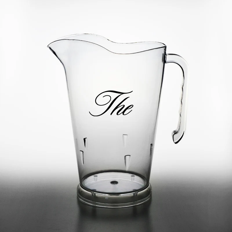 Wholesale Glass Clear Acrylic Plastic Water Pitcher With Lid Fruit Infuser Filter Flavor Pitcher Beer Tea Milk Pitcher