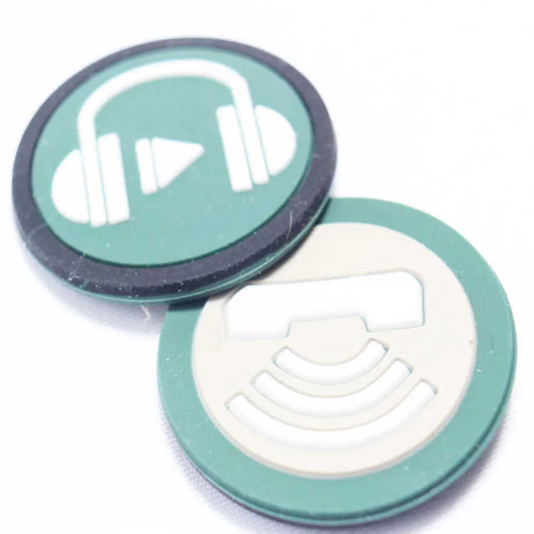 
custom patches sew on 3d customize rubber patches logo round patches 