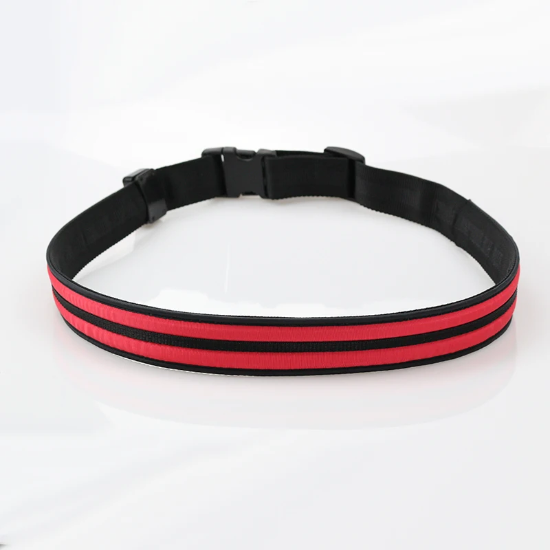 New Designed Led Running Belt for Out Sport Keep Safety When Running Outside with USB Unisex Buckle Strap