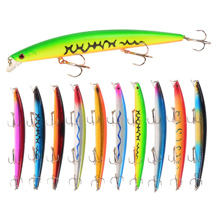 Large Artificial Bait Minnow Lure Fish 18cm 25g Big Fishing Lures Minnow Lure