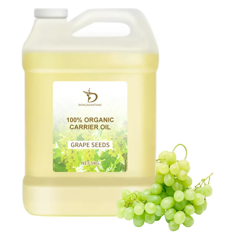 Manufacture Supplier 100% Pure Carrier Oil Green Grape Seed Oil Organic in Bulk