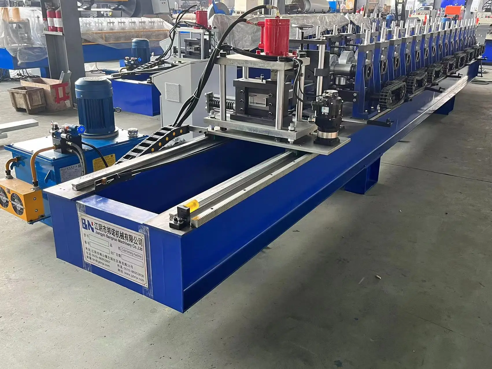 Truss Space Frame C purlin Roll Forming Machine C Channel Roll Former Making Equipment