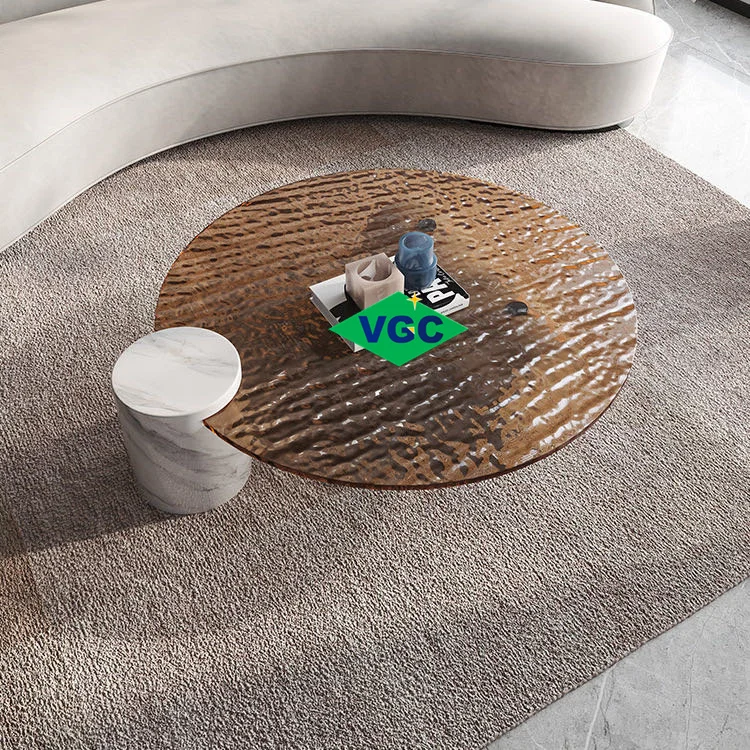 VGC Factory Price 3MM-8MM Custom Decorative Patterned Glass Reeded Textured Glass Patterned Fluted Glass Sheets