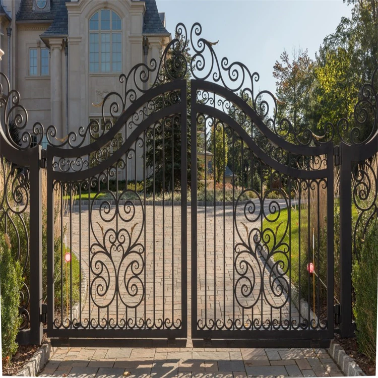 Ace Antique Style Gate Designs High Quality High Quality Galvanized Iron Metal Gates  Main Entrance Gate Design