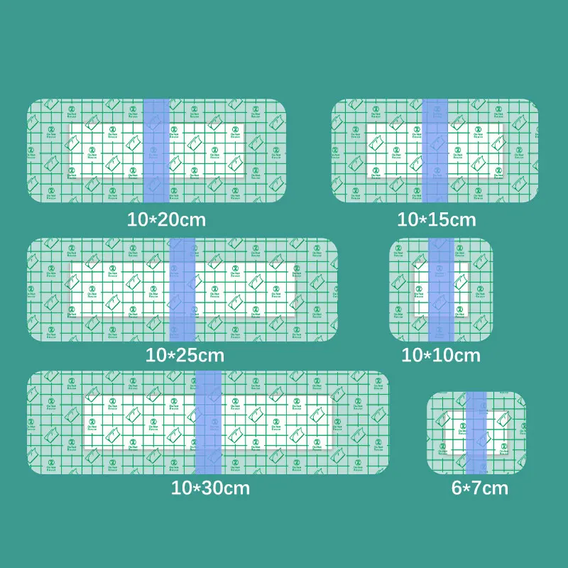 customized medical frame type waterproof island transparent wound dressing First aid kit adhesive EO medical