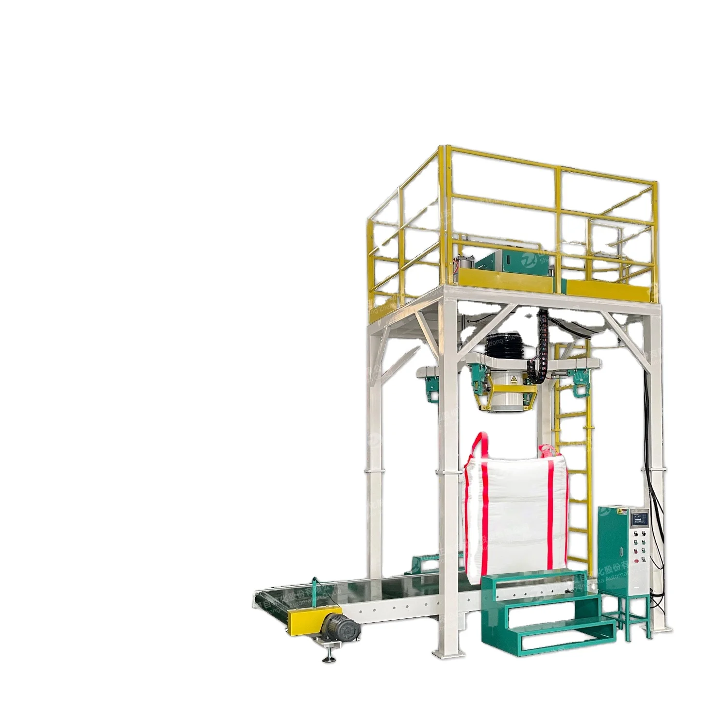 30kg 50kg 100kg  Multifunctional BB fertilizer organic fertilizer resin particles FIBC big bag ton bag packing machine