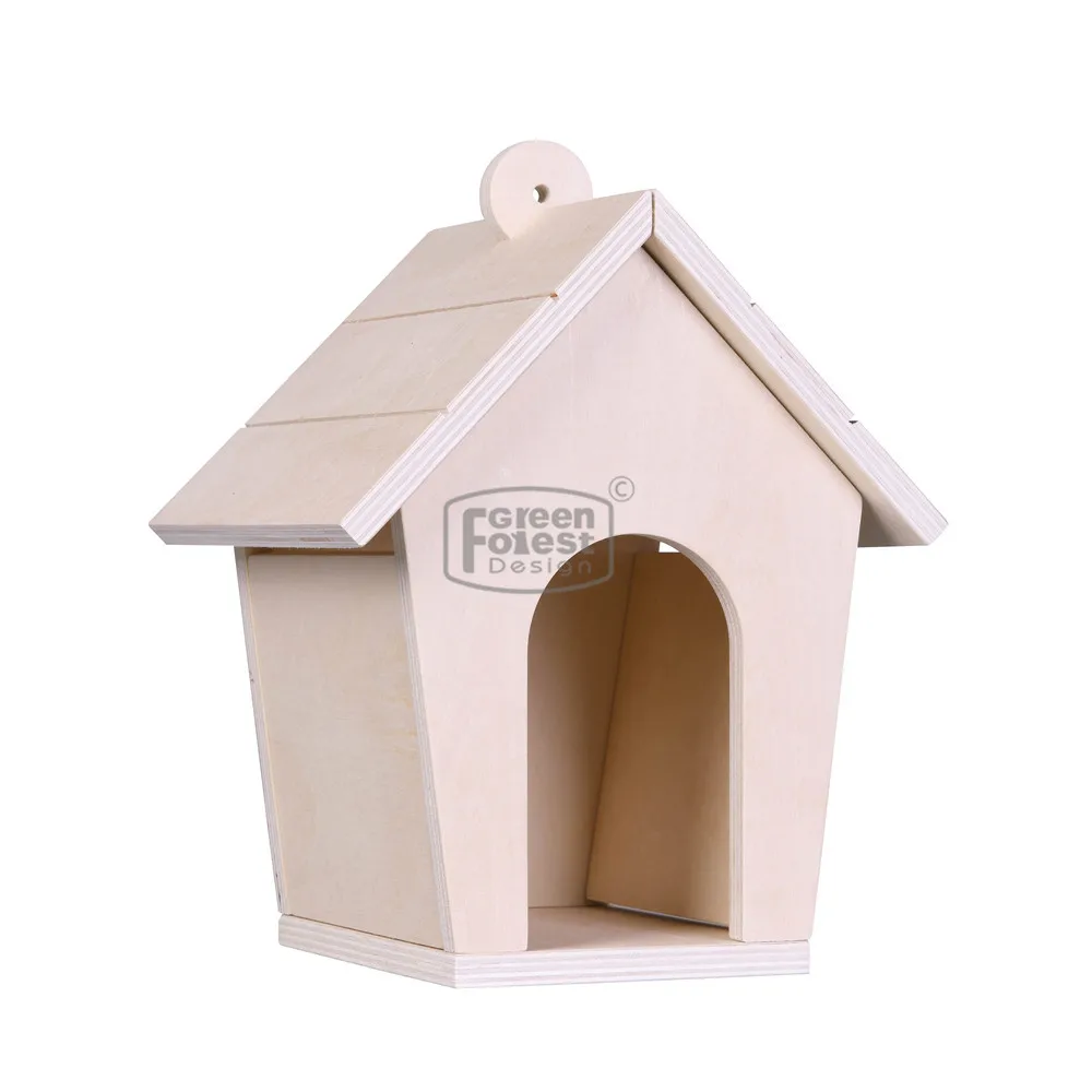 Top Quality DIY Toy Build and Paint  Unfinished Wooden Bird House