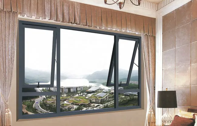 
Yifa double hung replacement windows aluminium wood grain finish aluminum windows double glassed single hung aluminium widows 